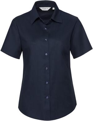 Russell Collection R933F - Ladies Oxford Short Sleeve Shirt 135gm