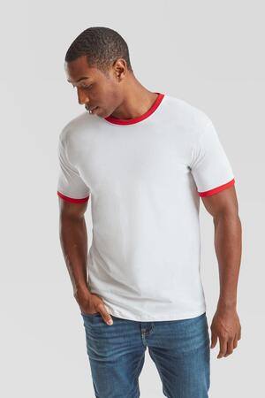 Fruit Of The Loom F61168 - Ringer Short Sleeve T-Shirt