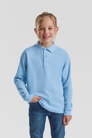 Fruit Of The Loom F63201 - Polo Long Sleeve 65/35 Kids