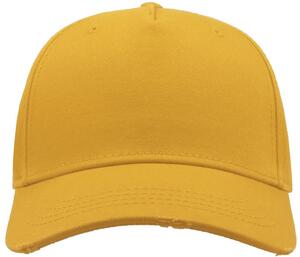 Atlantis ACCARG - Cargo Weathered Visor 5 Panel Cap Yellow