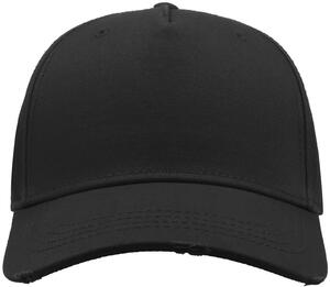 Atlantis ACCARG - Cargo Weathered Visor 5 Panel Cap Black