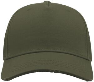 Atlantis ACCARG - Cargo Weathered Visor 5 Panel Cap Olive