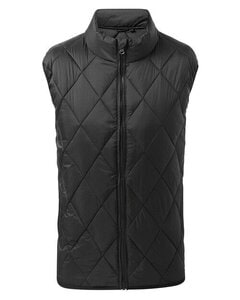 2786 TS033 - DIAMOND PANE PADDED GILET Black