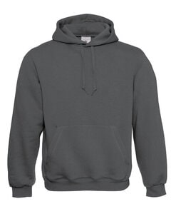 B&C WU620 - HOODED SWEATSHIRT Steel Grey