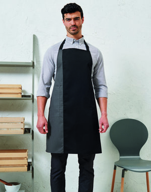 PREMIER WORKWEAR PR162 - COLOURS COLLECTION CONTRAST BIB APRON