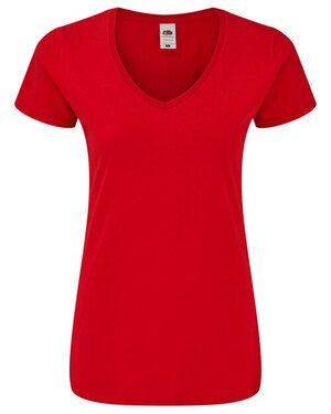 FRUIT OF THE LOOM 61-444-0 - LADIES ICONIC 150 V-NECK T