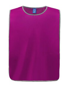 YOKO HVJ259 - REFLECTIVE BORDER TABARD Raspberry