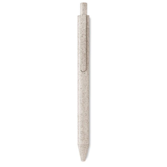 GiftRetail MO9614 - PECAS Wheat Straw/ABS push type pen