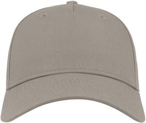 Atlantis ACSHOT - Shot Curved Visor 5 Panel Structured Cap Light Grey