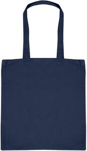 Absolute Apparel AA550 - Cotton Shopper Bag Long Handle Navy