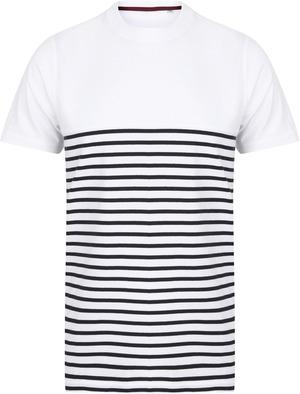 Front Row FR135 - SHORT SLEEVED BRETON T-SHIRT