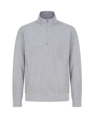 Henbury H842 - UNISEX SUSTAINABLE 1/4 ZIP SWEATSHIRT