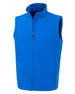 RESULT R902M - RECYCLED 2 LAYER PRINTABLE SOFTSHELL BODYWARMER