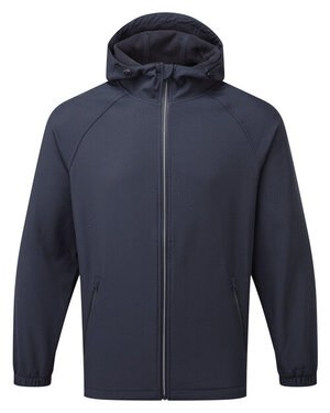 2786 TS009 - HOODED TWO LAYER SOFTSHELL JACKET