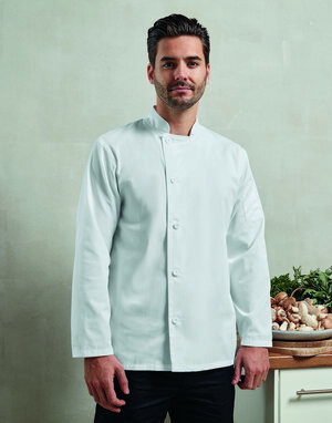 PREMIER WORKWEAR PR901 - ESSENTIAL LONG SLEEVE CHEFS JACKET