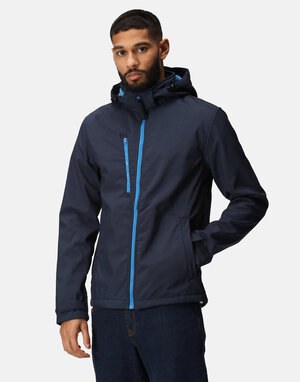 REGATTA TRA701 - VENTURER 3 LAYER HOODED SOFTSHELL