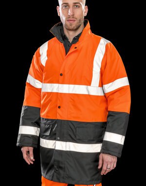 RESULT R452X - CORE MOTORWAY 2TONE SAFETYCOAT