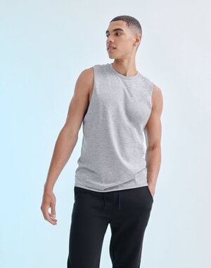 SKINNI FIT SF232 - MENS HIGH NECK SLASH ARMHOLE VEST